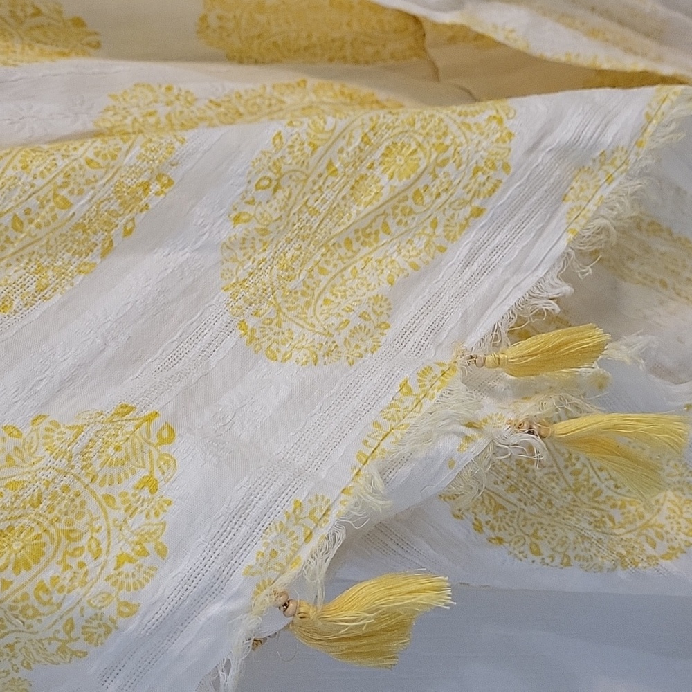 Vince Camuto Tasseled Wrap - Picture 2 of 7